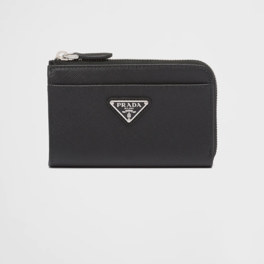 Prada Saffiano keychain